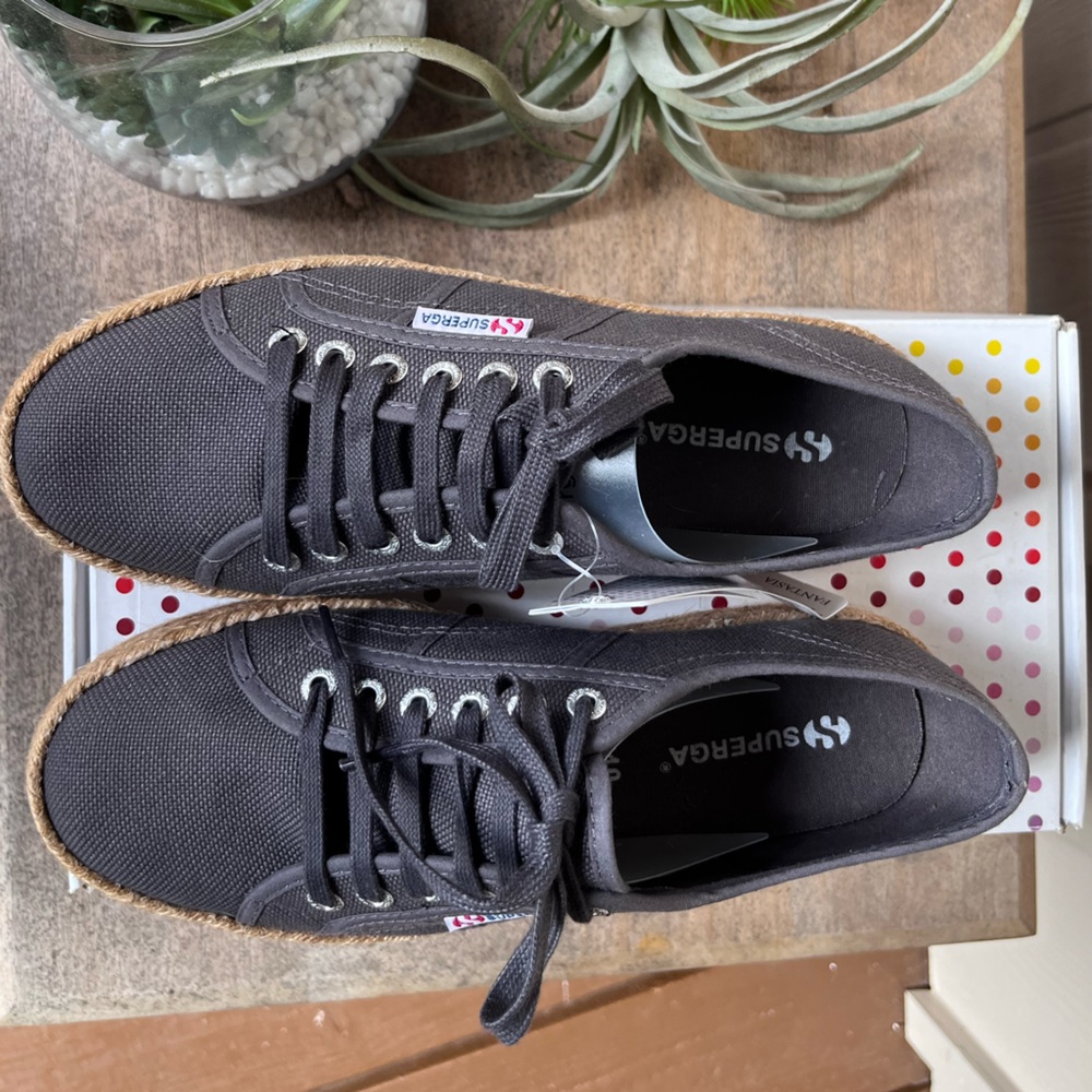 Superga Grey Sneakers size 9